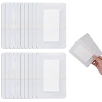 40 Stück Wundpflaster Steril 15x10cm, Pflaster Groß, Sterile Wundpflaster, Wundverband, Weiße Vliesstoffe 10x15 cm Mit Baumwolle 5x10 cm, Ideal Für Haushalt, Schule, Büro Und Unterwegs