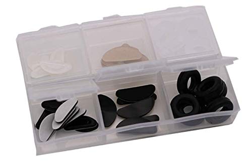 Glasses Nose Pad Adhesive Eyeglass Nose Pads Silicone Glasses Nose Pads Anti-Slip Nose Pads and Eyeglass Holder for Eyeglass