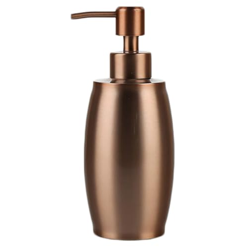 VALICLUD Dispensador en Color Rosa Dorado de Jabón 350ml de Acero Inoxidable Bomba Fácil Control Botella de Loción Ecológica y Moderna para Baño y Hogar