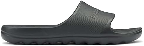 Karl Lagerfeld Paris Men's Raised Logo EVA Pool Slide Sandal, Black, 7 | Image 4