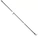 Aluminium Zeltstange - mit Klemme und Haken - teleskopierbar 190-290 cm - 3 Teile - leicht - stabil - Ersatz Gestänge für Zelt Vorzelt - Camping Zubehör - Teleskopstange - Dachhakenstange - Dachstange