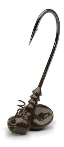 Megastrike Pro Series E2 Shakey Head Jig, Pack of 4 (3/8-Ounce, Green/Pump)