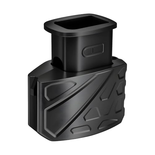 Cargly Magazine Speed Loader for Glock 9mm/.40 S&W - Fits Glock 17/18/19/22/23/24/26/27/34/35/45/47 - Fast Loading/Pain-Free & Portable（Black）