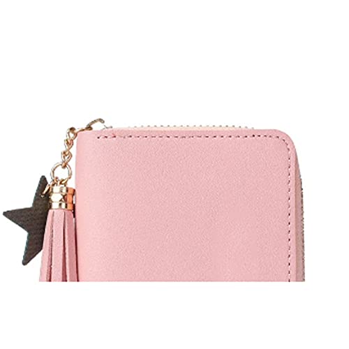 Womens wallet Version Mini Purse Ladies Short Zipper Cute Coin Purse Student Tassel Short Female Card Holder Money Bags3