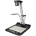 Lumens PS752 Desktop Document Camera, Full HD 1080p output resolution with 30fps, 20 times variable zoom ratio, Built-in microphone, Folds down to a heightoseneck Side Lamps - USB, VGA, and HDMI Ports