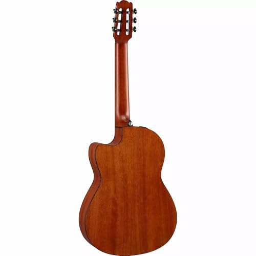 Image of Yamaha NCX1C NT Cedar Top Cutaway Acoustic-Electric Nylon-String Classical Guitar, Natural