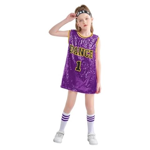 LOLANTA Girls Sparkle Dance Costume Dress Cover