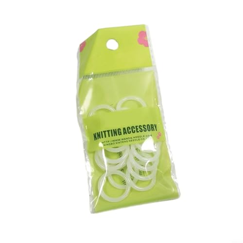 Aprilsunnyzone Plastic O Rings,For Crafts,Dorset Buttons,Napkin Box,Car Seat Cushion,Handbag Plastic Ring Hook,DIY Crochet Ring Circle Hook Sewing Accessories Tool(19mm)