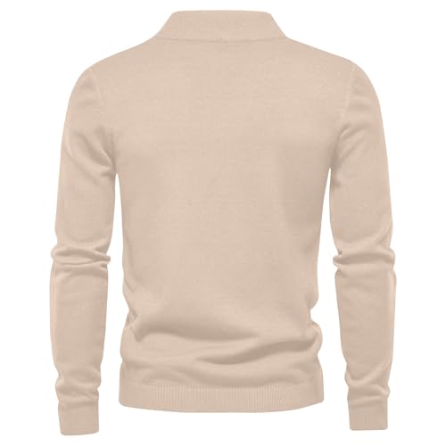 Men's Pullover Sweaters Turtleneck Long Sleeve Knitted Pullover Fall Winter Basic Tops Slim Fit Knitwear Thermal Sweater4