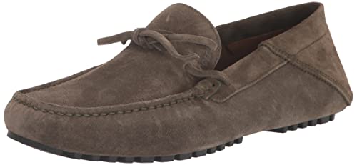 Image of BOSS Women's Suede Slip-on Moccasins with Top Bow Detail