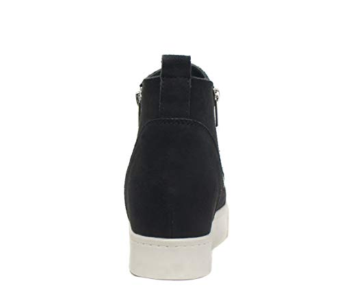 Soda Womens Taylor Nubuck Hight Top Slip On Fashion Sneakers2