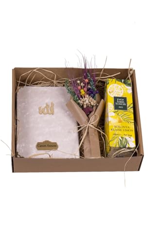 Yasin-Cologne-Dried Flower Bouquet Gift Box for Mother Special Islamic Gift