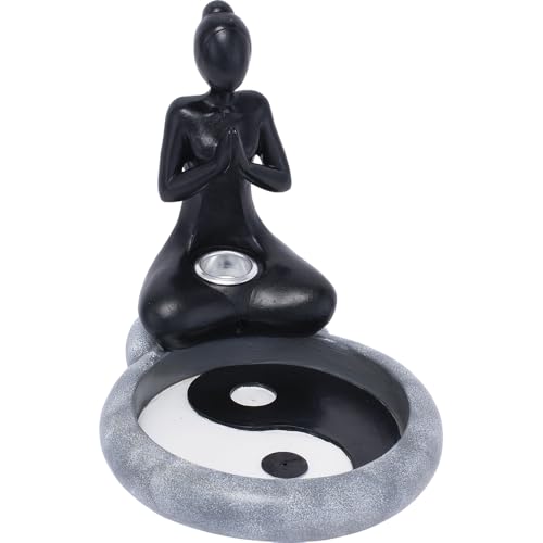 6.1in Yin Yang Yoga Backflow Cone Burner Fujima