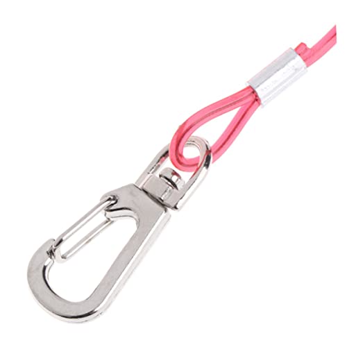 BCOATH 8 Meter Elastic Parrot Training Leash Bite Rope Adjustable Bird Harness for Outdoor Activities for Parrots and Other Birds Random Color