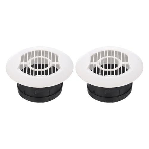 Cubierta de ventilación redonda con pantalla difusora de techo para regular el aire, ABS 2