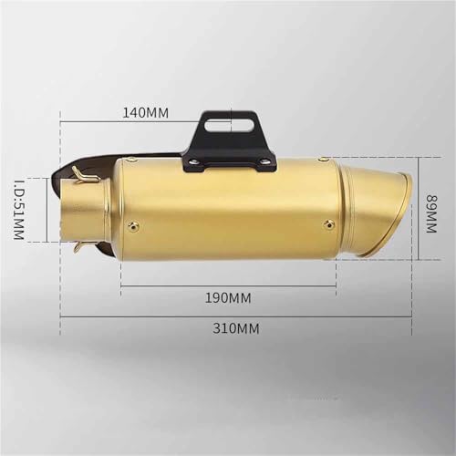 DB Killer universel 51mm en acier inoxydable durable pour CBR600 - 2