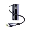 Baseus Laptop Power Bank, 20,000mAh 145W Small Portable Charger Built-in Retractable Cable, 4-Port PD Fast Charging Battery Bank with Smart Display, for iPhone/MacBook/Samsung/Dell/HP, and More