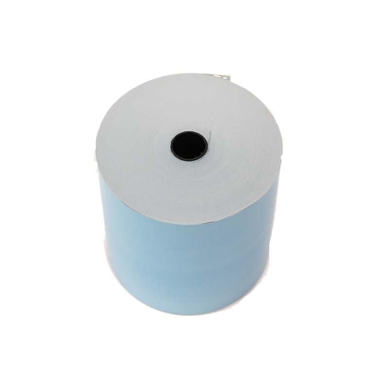 6" Blue PolyCoated Waterbourne Masking Paper 600' - 1/Roll
