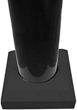 Espero D-3" Lamp Post Base Decoration Cover for Outdoor Street/Yard/Park Linghting L7.9 xW7.9 Black