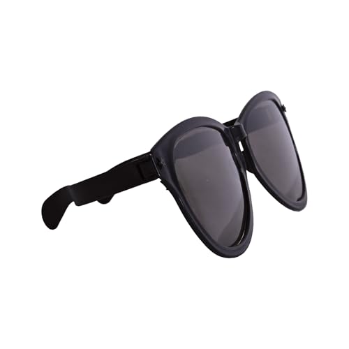 Beistle Black Jumbo Glasses – 2 Pack, Oversized Plastic Costume Eyeglasses, Large Novelty Eyewear for Spirit Wear, Theme Parties, Stage Costumes, Photo Booth Props, Theatrical Events & Display Use