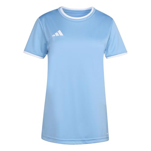 adidas Women's Entrada26 Jersey, Team Light Blue/White, M