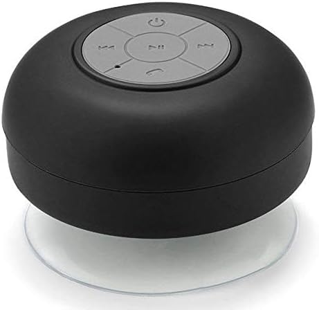 Mini Caixa de Som Bluetooth à Prova d’Água com Ventosa 5W Preta