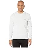 Lacoste Long Sleeve Half Moon V-Neck Jersey Sweater Alpes Grey Chine/Navy Blue/Flour 4 (MD)