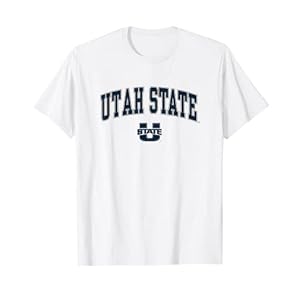 Utah State Aggies Arch Over White Officially Licensed T-Shirt