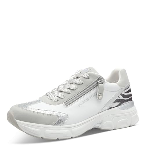 MARCO TOZZI 2-23763-44 Zapatillas para Mujer, Color Blanco, Talla 38 EU, Blanco, 38 EU