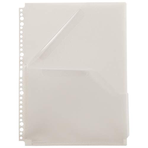 ナカバヤシ くらしのファイル A4 ダブルポケット CLAF-RA44GY グレー