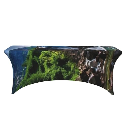 Nappe extensible ajustée et lavable pour table de buffet infroissable - 3