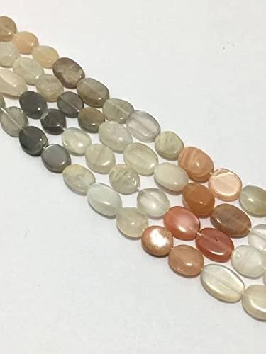 Multi moonstone beads en perles ovales pour la création de bijoux uniques