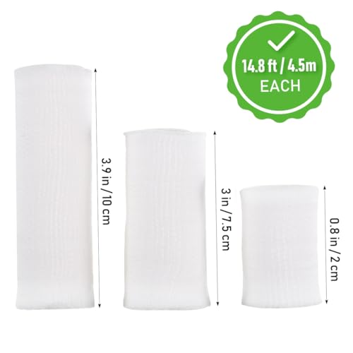 EXCEART 3rolls Venda Elástica y Envolturas Deportivas Transpirables para Entrenamiento y Cuidado de Lesiones para Atletas y Recuperación Postoperatoria miniatura 2