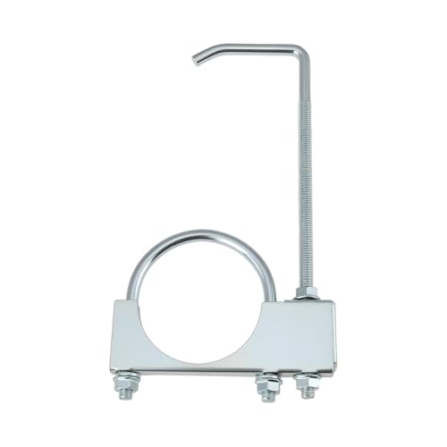 ECSiNG 1 Abrazadera de Escape de 3 Pulgadas en Suspensión (142 X 80 X 250 Mm) para Tubo de Escape de 65-76,5 Mm