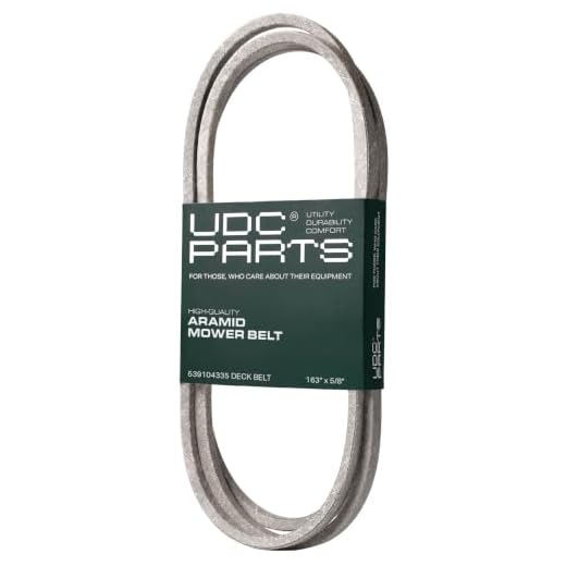 UDC Replacement Deck Belt 163 Inch