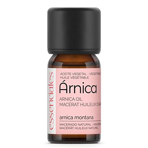 Essenciales - Aceite Vegetal de Árnica, 100% Puro, 10 ml | Para Tu Bienestar Muscular y Articular
