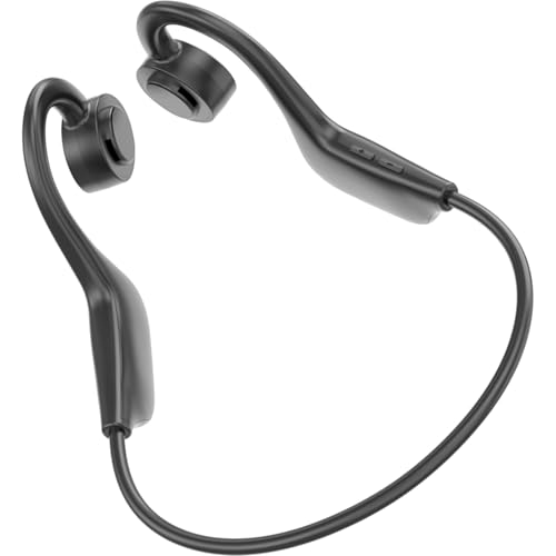 PERSELOSO Auriculares Inalámbricos de Oído Abierto 5.1 Batería de 180mah y Aleación de Titanio para Ejercicio y Uso Prolongado sin Daño Auditivo