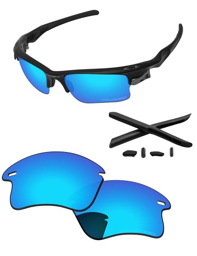 Image of Replacement Lenses & Rubber Kits for Oakley Fast Jacket XL OO9156 71mm - Precision Fit, UV Block, Impact Resistant