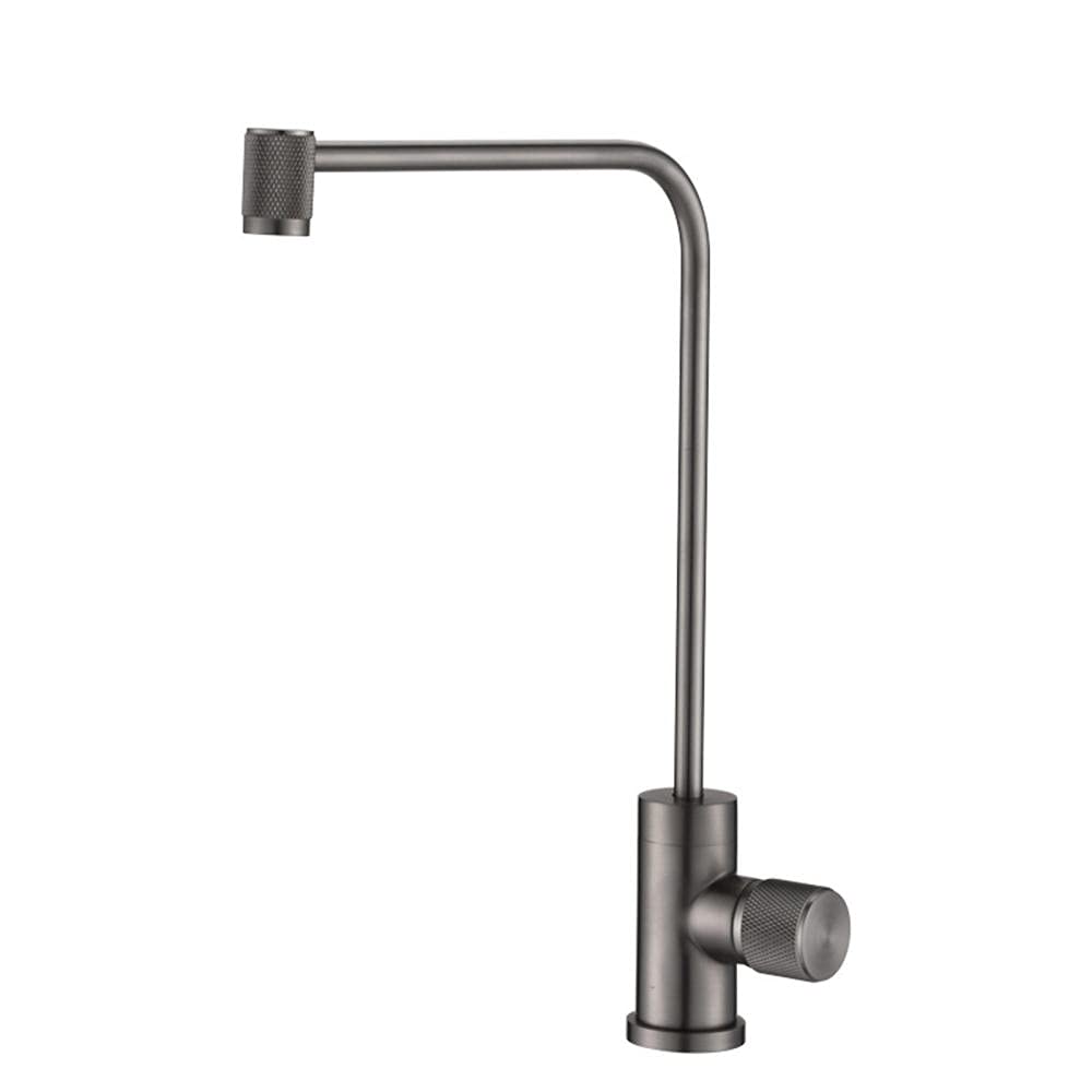 SaryEdge faucet Tap 360 Rotation Fits Drinking Water Filter Systems Reverse Osmosis Kitchen Sink Faucet Tap-Gray-B，Gris-A，Gris-A