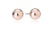14k Rose Gold 5mm Ball Stud Earrings