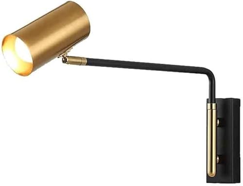Lámpara de pared con brazo oscilante ajustable, lámpara de pared LED postmoderna retro industrial para decoración interior para dormitorio, pasillo, disponible en Yaxa Costa Rica