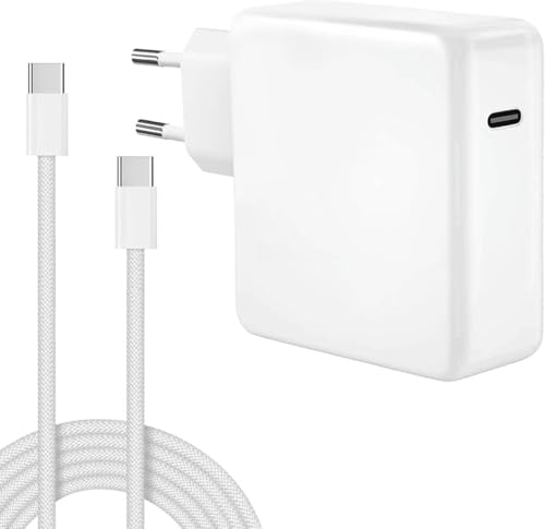 Mac Book Ladekabel,118W USB C Netzteil Schnellladegerät für MacBook Pro 16/15/ 14/13 Zoll,Mac Book Air 13 Zoll,ladegerät...