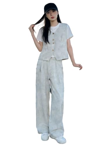 Conjunto de tres piezas para evitar la ropa ajustada en verano 4