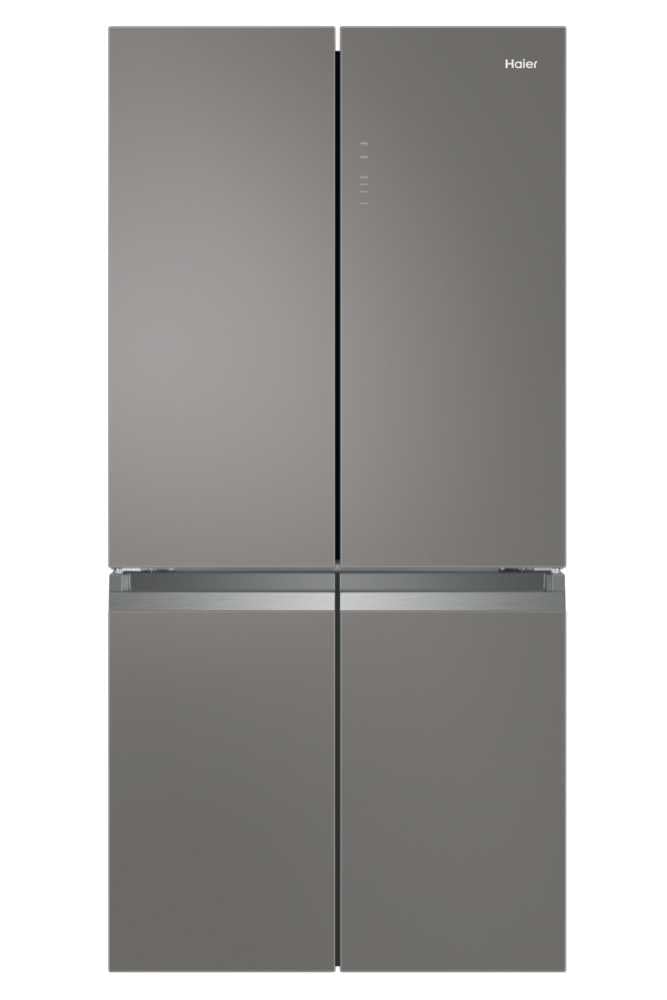 Haier Cube 90 Series 3 HTF-540DGG7 - Frigorífico 4 Puertas, Función Vacaciones, Botellero, Motor Inverter, CajónMy Zone, Cajón Humidity Zone,Total No Frost, 90cm, Capacidad 528L, Inox