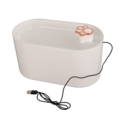 Fuente de agua automática para gatos con motor mejorado
