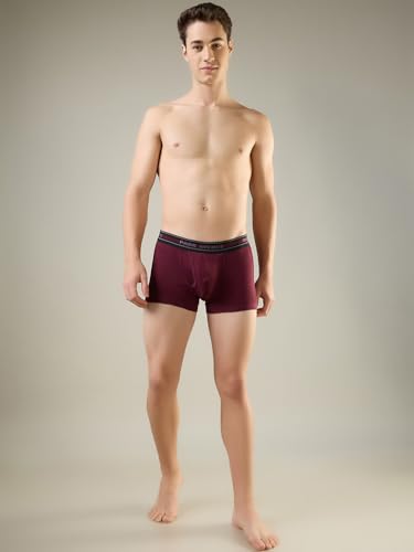 Image of Park Avenue Men Regular Fit Solid Pattern Pure Cotton Trunk Pack of 2