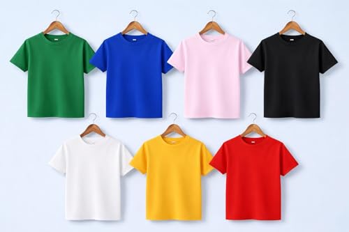 Image of Tshirt for Boys /Girls Unisex Casual Round Neck Half Sleeve Cotton Unisex Kids T Shirts