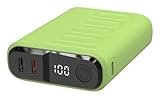 Realpower Powerbank PB-10000C PD+,3xType-C,hellgrün