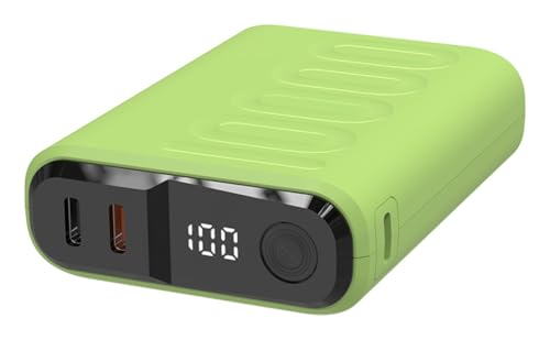 Realpower Powerbank PB-10000C PD+, 3 x Type-C, vert clair