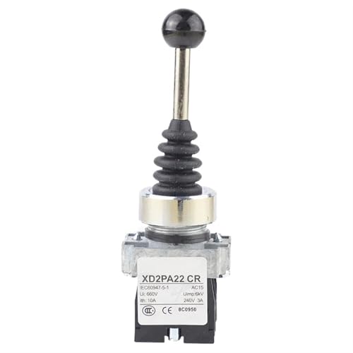 XD2PA22 CR interrupteur à bouton croisé momentané 22mm 2NO pour commande industrielle